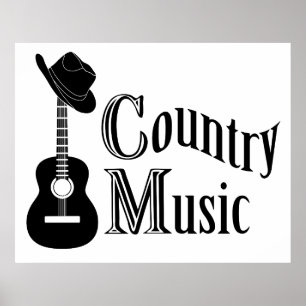 Poster Musique country