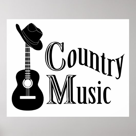 Poster Musique country (Devant)