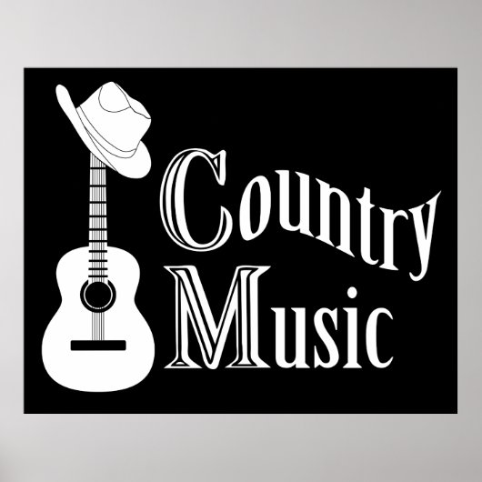 Poster Musique country (Devant)