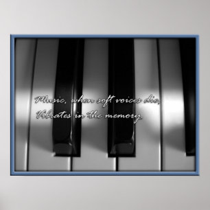 Poster musique dans la mémoire