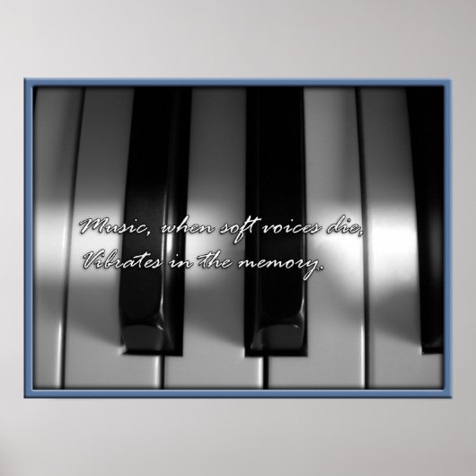 Poster musique dans la mémoire (Devant)