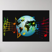 Poster Musique dans le monde (Devant)