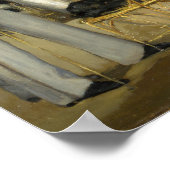 Poster Musique dans les Jardins des Tuileries par Manet - (Coin)