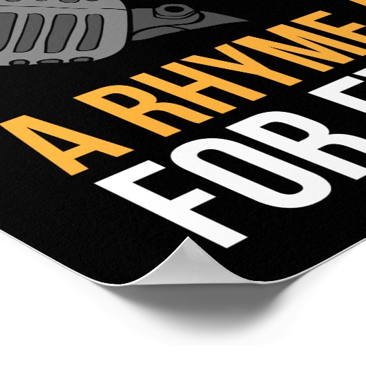 Poster Musique de chat (Coin)