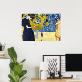 Poster Musique de Gustav Klimt (Bureau à domicile)
