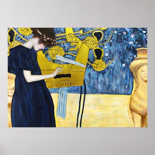 Poster Musique de Gustav Klimt (Devant)