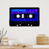 Poster Musique de la maison de l'ancienne école inspiré b (Cuisine)