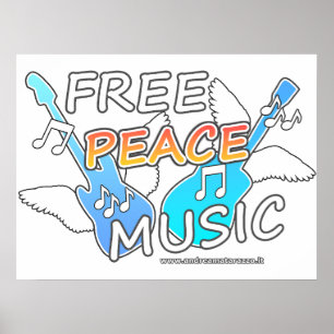 Poster Musique de la Paix Libre