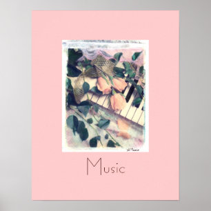 Poster musique de mélodie de piano, Al Riccio