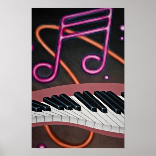 Poster Musique déformée (Devant)