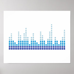 Poster Musique d'égaliseur