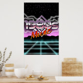 Poster Musique des années 80 (Cuisine)