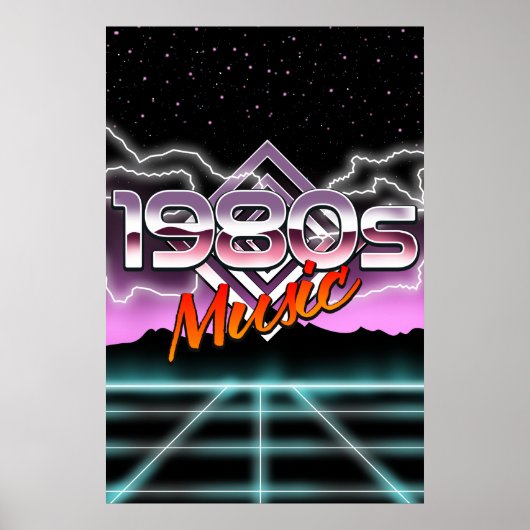 Poster Musique des années 80 (Devant)