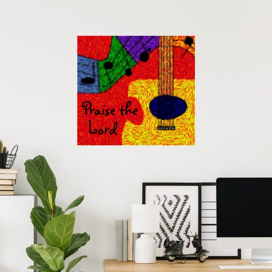 Poster Musique douce (Bureau à domicile)