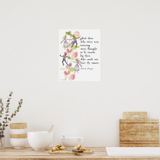 Poster Musique et Danse (Cuisine)