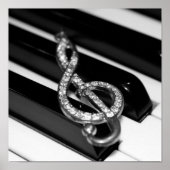 Poster Musique et moi - Piano G-clef (Devant)