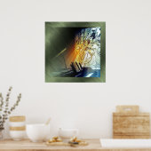 Poster Musique et toile de verre tendue Imprimer (Cuisine)