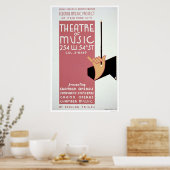 Poster Musique fédérale New York 1940 WPA (Cuisine)