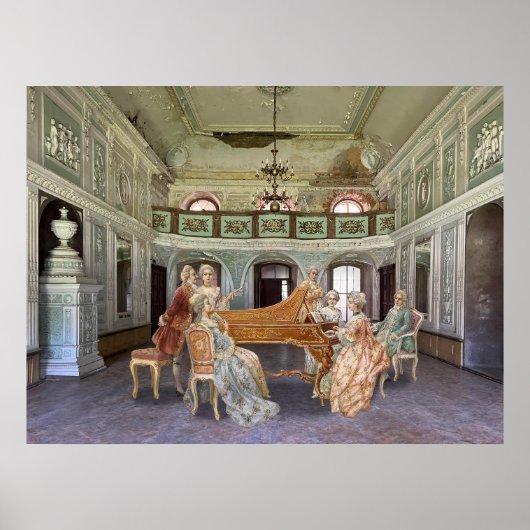 Poster Musique figée (Devant)