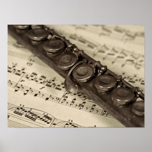 Poster Musique flute (Devant)