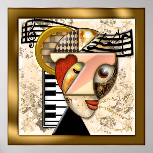 Poster Musique funky (Devant)