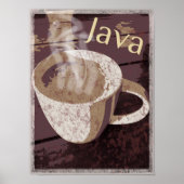 Poster Musique Java rustique à vapeur (Devant)
