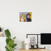 Poster Musique Love Cats, Louis Wain (Bureau à domicile)