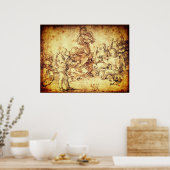 Poster Musique Making Angels par Albrecht Durer (Cuisine)