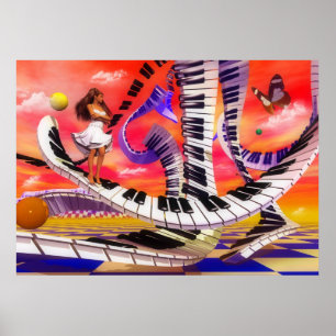Poster musique, musique, instrument, musique, notes
