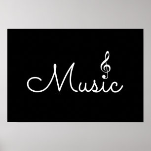 Poster musique noire