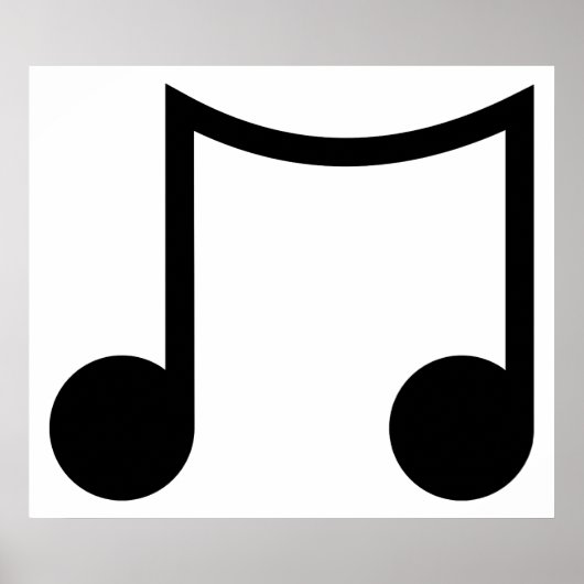 Poster Musique noire (Devant)