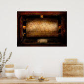 Poster Musique - Piano - Code binaire (Cuisine)
