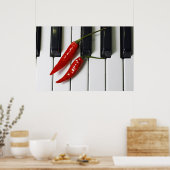 Poster Musique pointue (Cuisine)