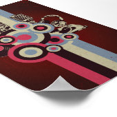 Poster Musique rétro (Coin)