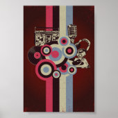 Poster Musique rétro (Devant)