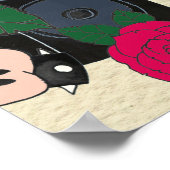 Poster Musique rock sans couture, motif abstrait. (Coin)