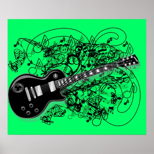 Poster Musique vintage Rock N Roll (Devant)