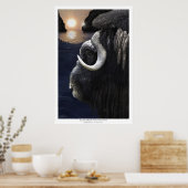 Poster MUSK OX & ARCTIC SUN Art Print (Cuisine)
