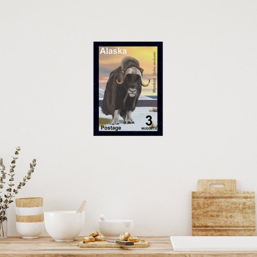 Poster Muskox (Cuisine)