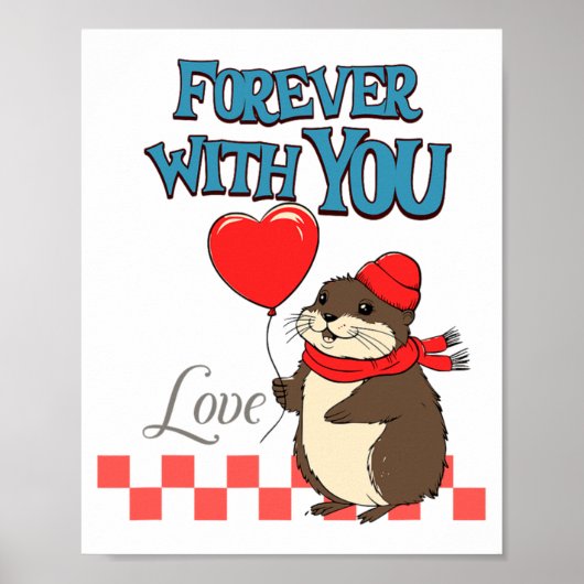 Poster Muskrat Love Forever With You  (Devant)