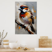 Poster | Mussen | Olieverfstijl (Keuken)