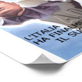 Poster Mussolini Italie Afrique de l'Est (Coin)