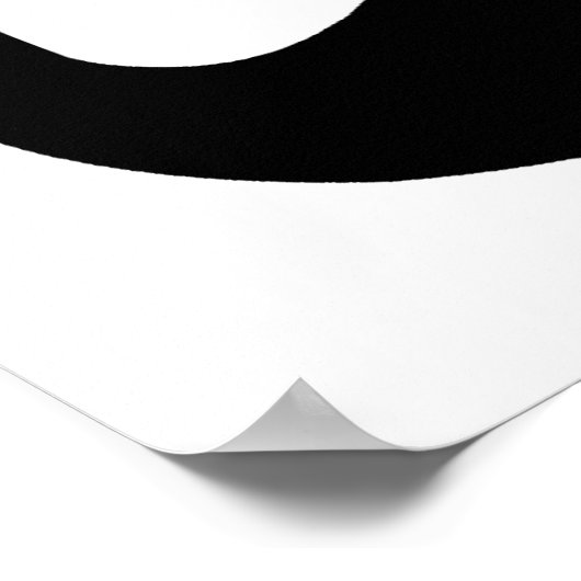 Poster Mustache (Coin)