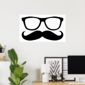 Poster Mustache (Bureau à domicile)