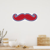 Poster Mustache (Cuisine)