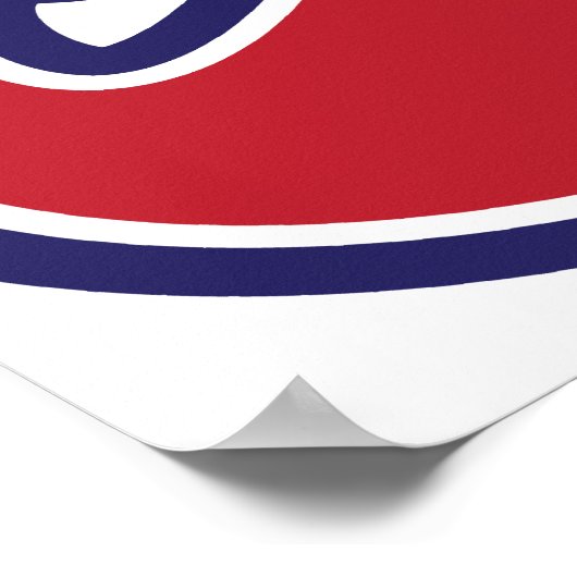 Poster Mustache (Coin)