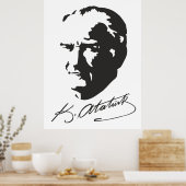 Poster Mustafa Kemal Atatürk (Cuisine)
