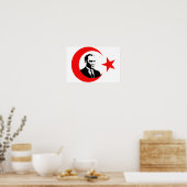 Poster Mustafa Kemal Ataturk (Cuisine)