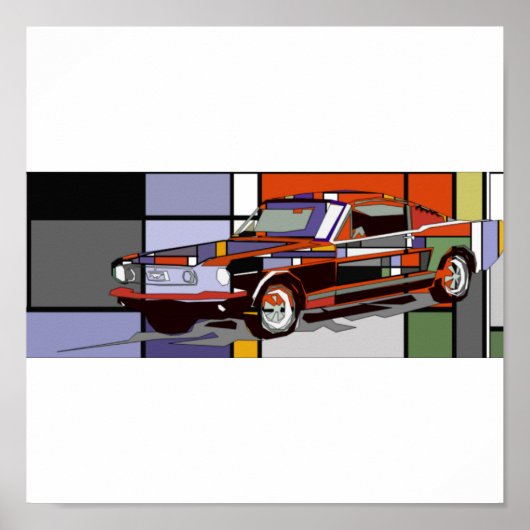 Poster mustang (Devant)