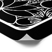 Poster mustang bleu du colorado (Coin)